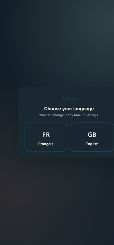 Mira App — solde résident